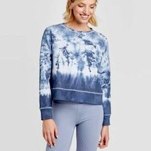 Target Joy Lab Blue Tie Dye Sweatshirt Size Large